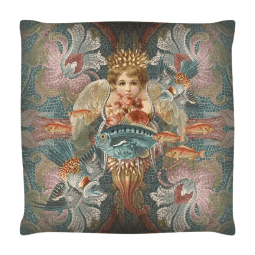 OIA Fine Art Velour Cushion Cover