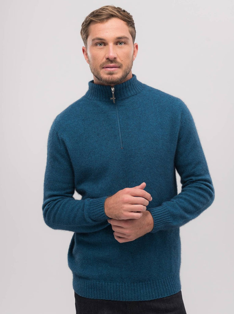 Untouched World Estuary Half Zip in Aegean/Shadow