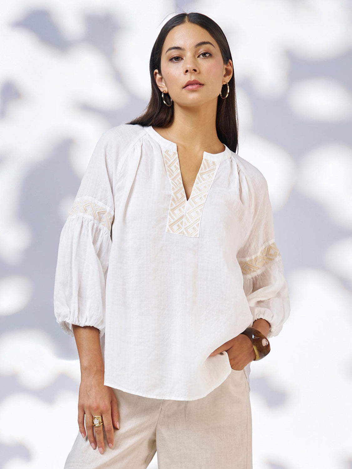 トップス marno Maya tops / White Maya tops – MARNO