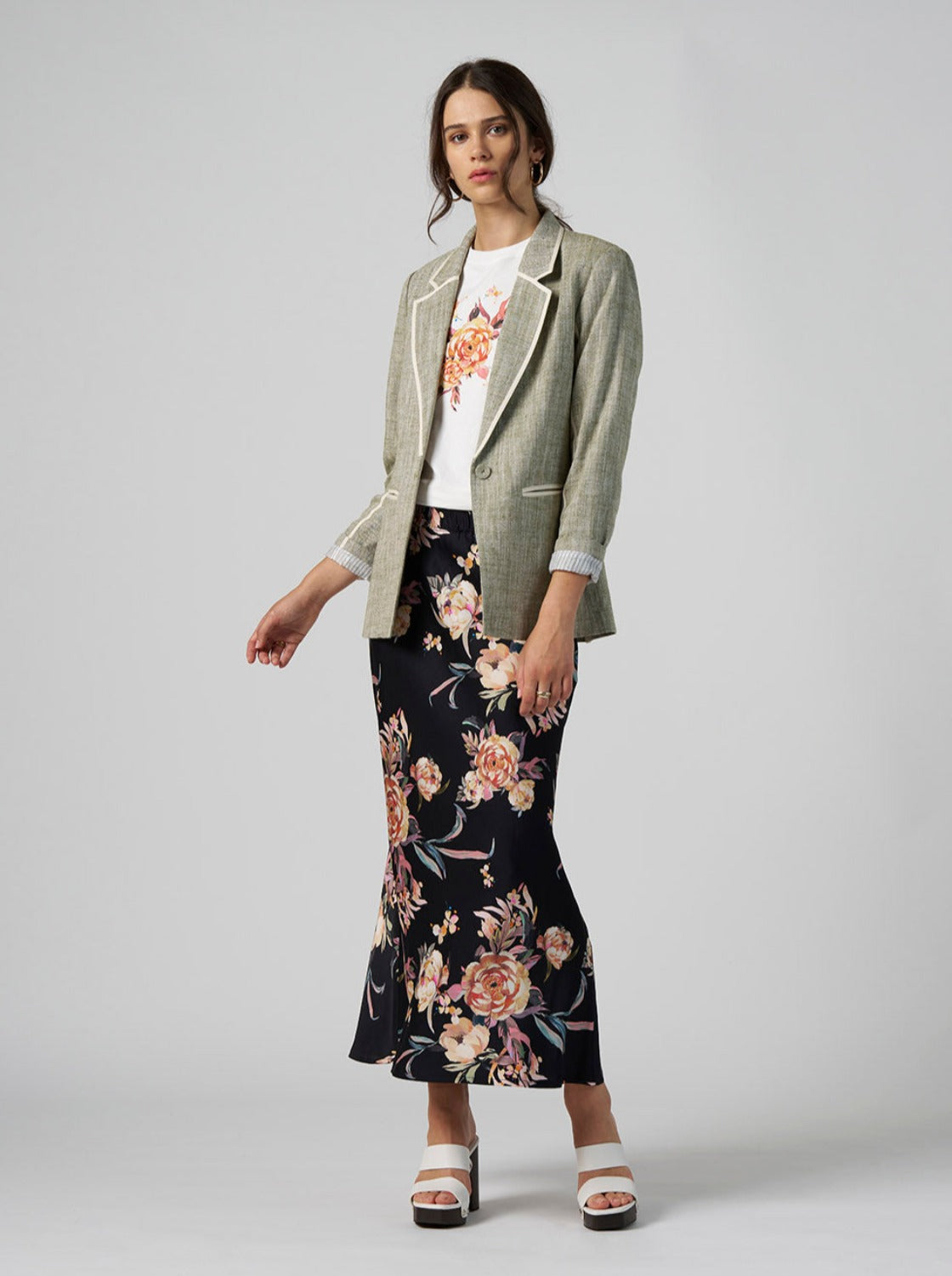 Mirage Blazer in Khaki – Clevedon Woolshed