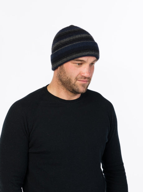 Native World Striped Beanie