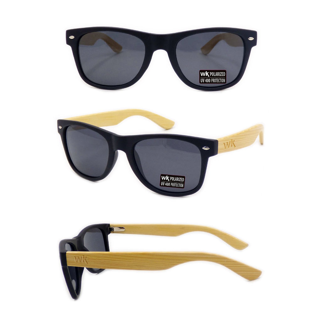 525 Wild Kiwi Bamboo Sunglasses