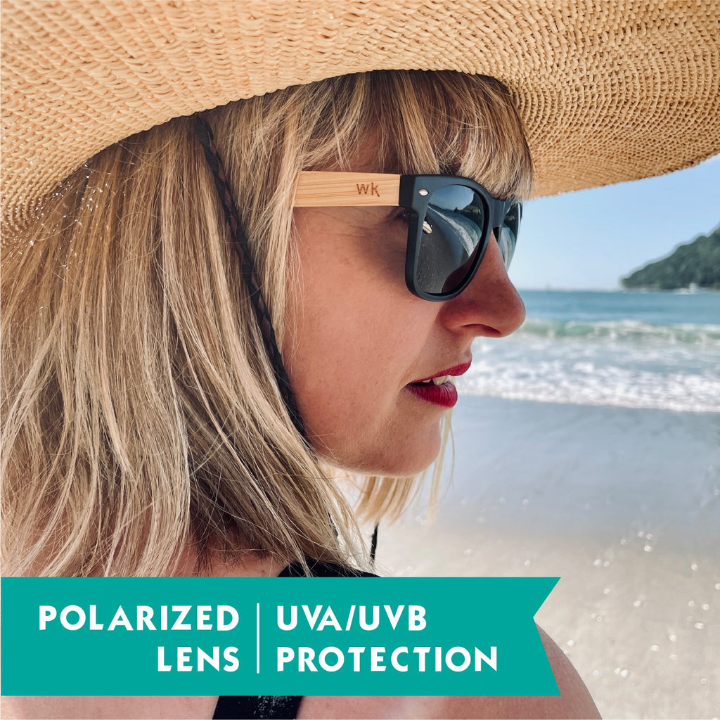 525 Wild Kiwi Bamboo Sunglasses