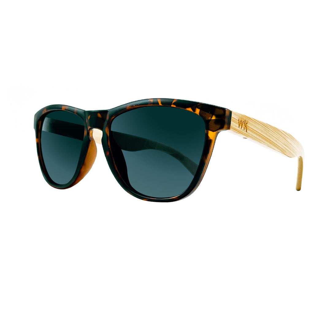 526 Wild Kiwi Bamboo Tortoiseshell Sunglasses