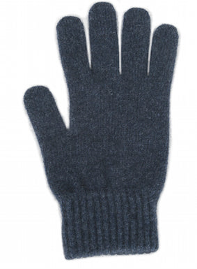 Everyday Possum Merino Gloves by Lothlorian in Denim