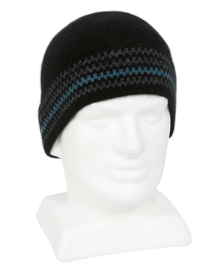 Teal Urban Beanie in Possum merino by Lothlorian