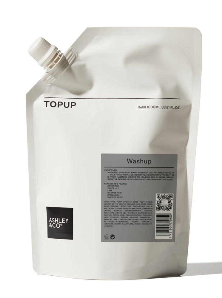 Ashely & Co Topup Washup Parakeets & Pearls