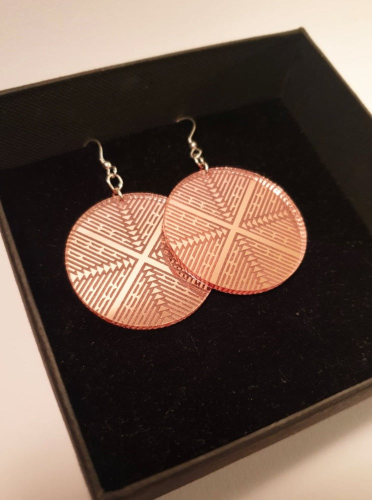 Anna Leyland Foramtion Earrings in Rose Gold