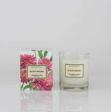 George and Edi Black Orchid Candle