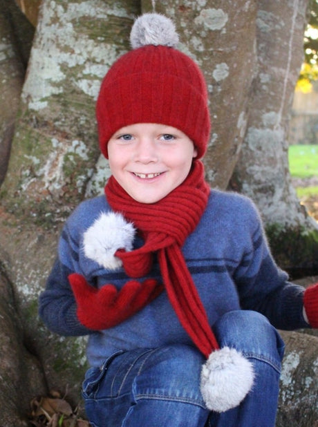 Cottontail possum merino scarf from Cosy Kiwi
