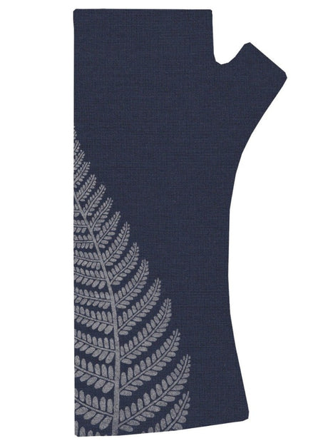 Crown & Feather Merino Fingerless Glove Ink Fern