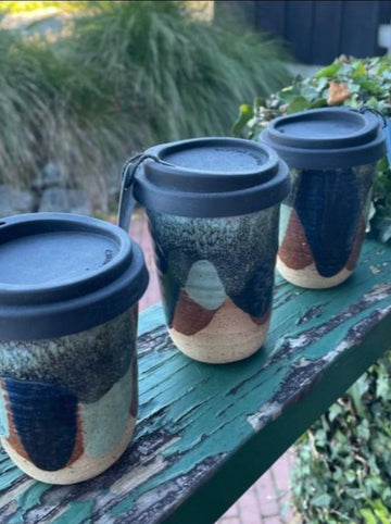Earth Tone Coffee Cup Lil Ceramics
