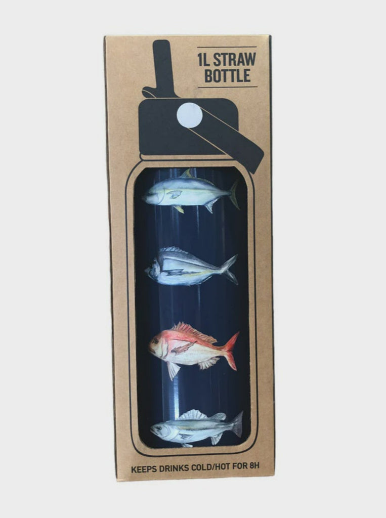 Moana Road Fishing Club 1L Drink Bottle
