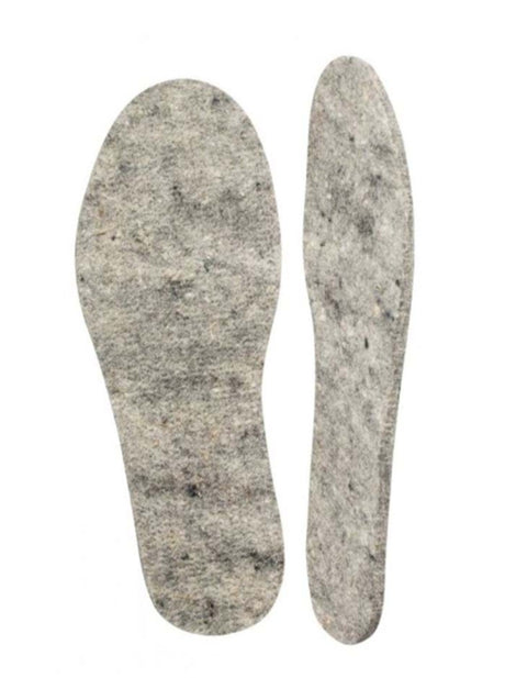 Felted Wool Glerups Insoles - Grey