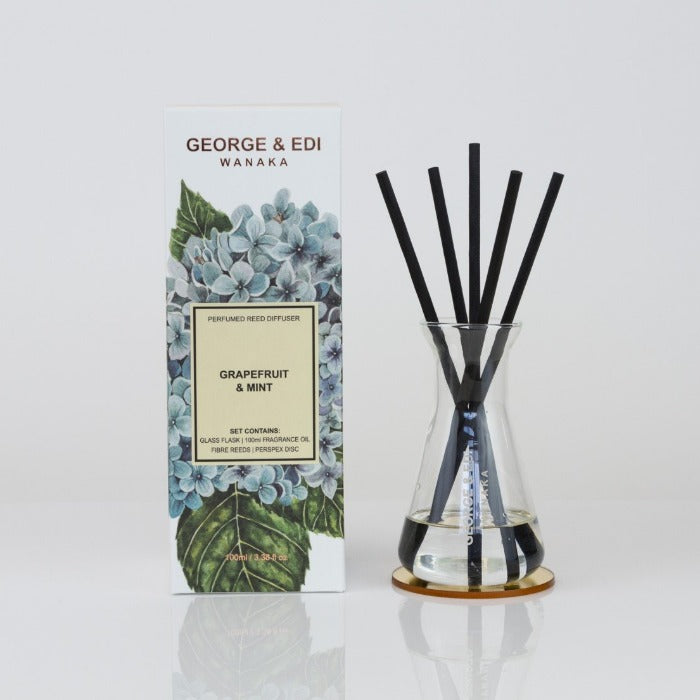 George and Edi Reed diffuser in Grapefruit and Mint