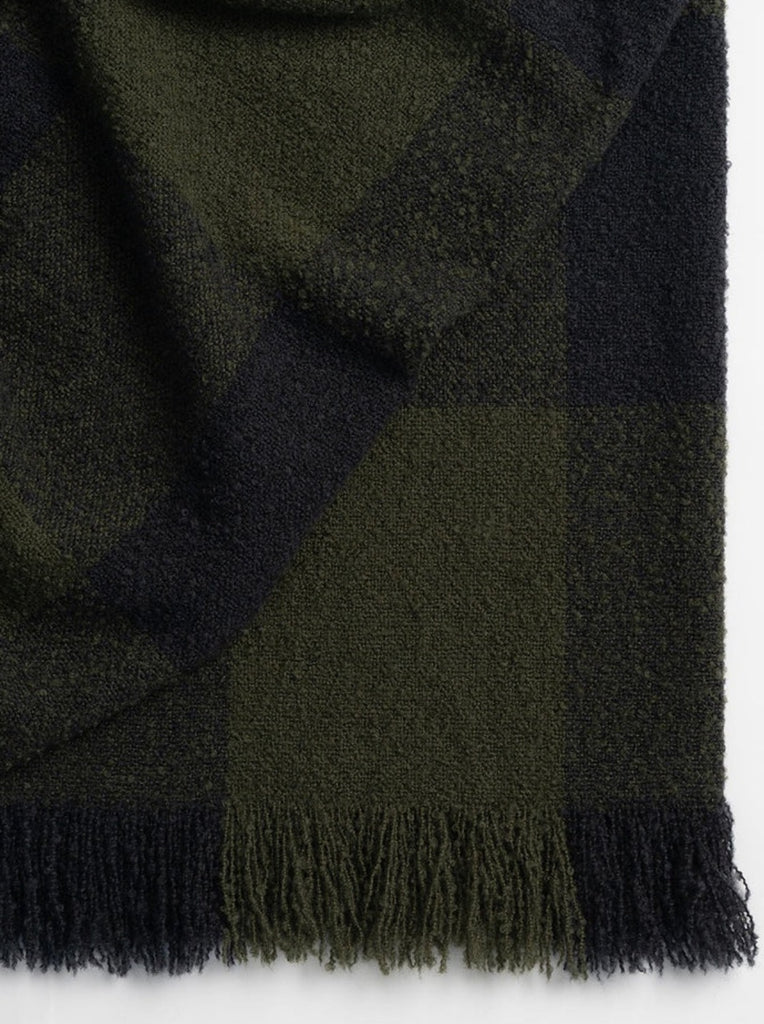 Weave Havelock Throw in Olive