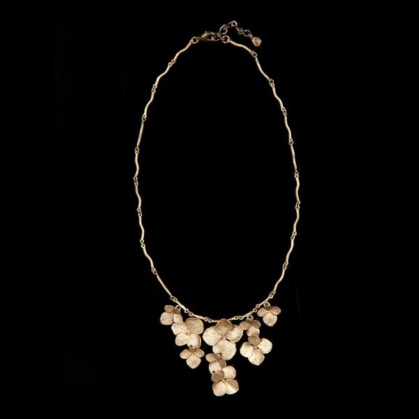 Michael Michaud Hydrangea Contour Necklace