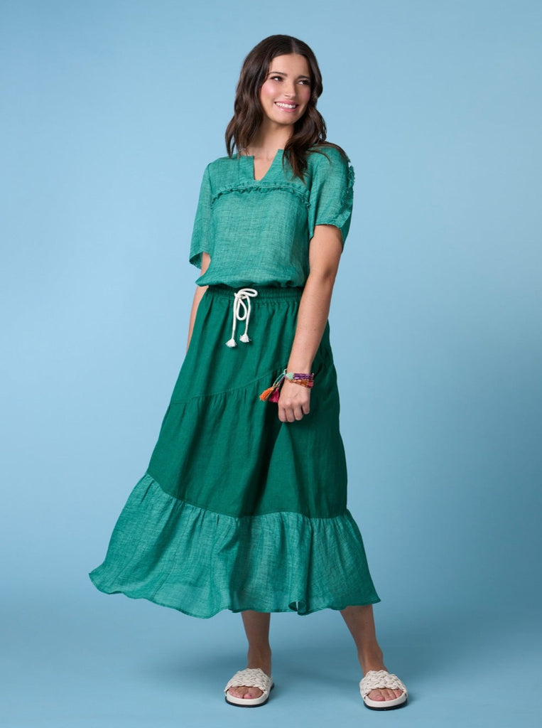 Madly Sweetly - Coast Skirt in Jade