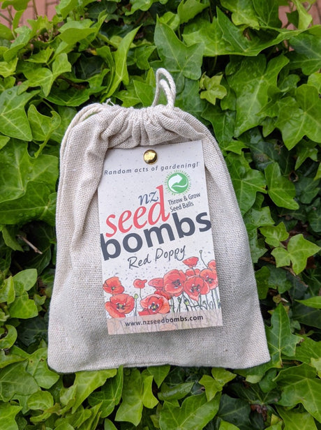 Red Poppy Seed Bombs