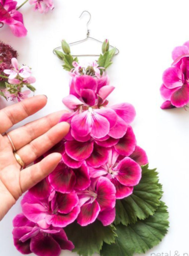 30th Bday Card Petal & Pins