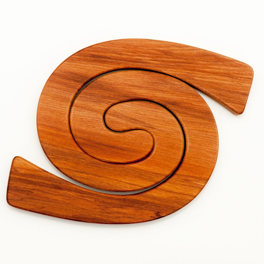 2 in 1 rimu native nz timber tablemat