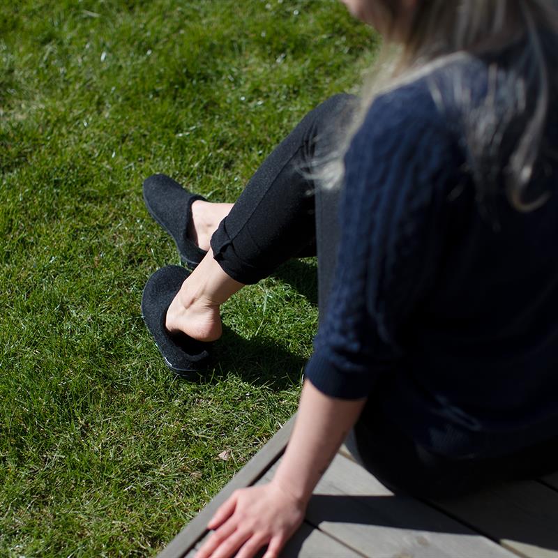 The best merino felted wool NZ slipper