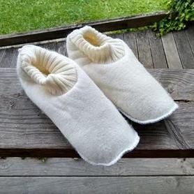 Snugglies merino slippers by Possum Pam