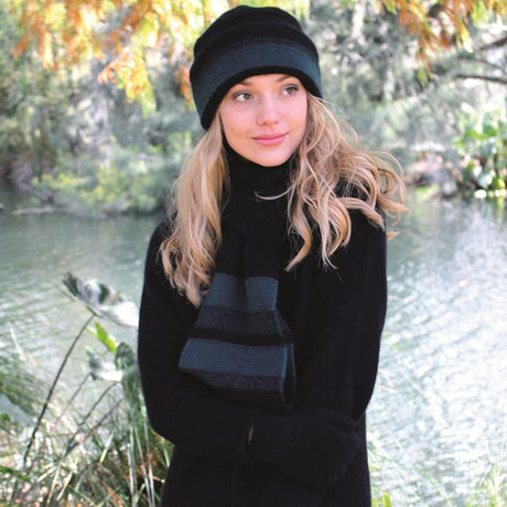 Taupo Possum merino hat in Tasman by Lothlorian