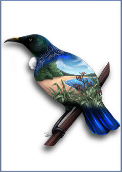 Sophie Blokker Tui NZ Native Bird Print
