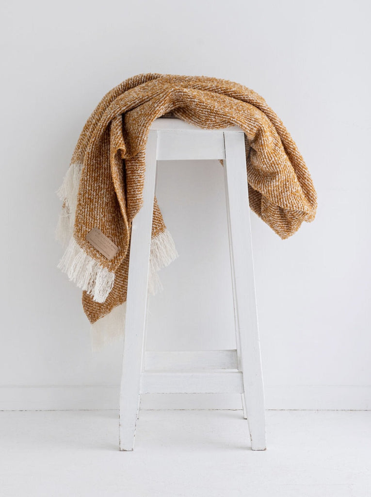 Masterweave Twill Throw in Mutard