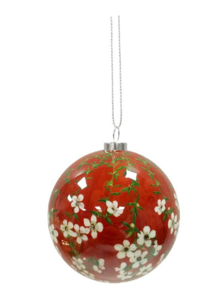 NZ Flora Christmas Baubles Set of 6