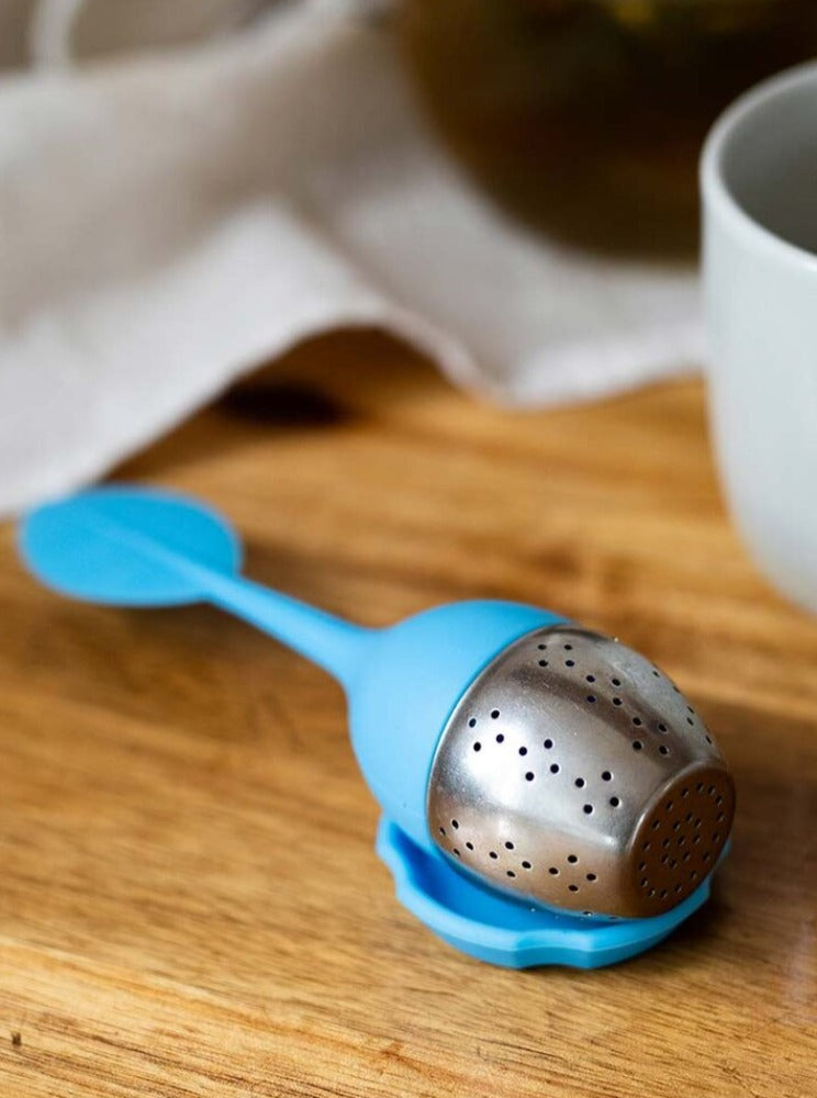 Tea Leaf Infuser Blue
